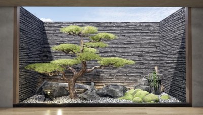 新中式景观造景3D模型下载